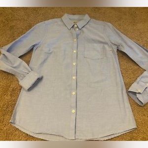 BASS mens new dress shirt XS LIGHT BLUE
